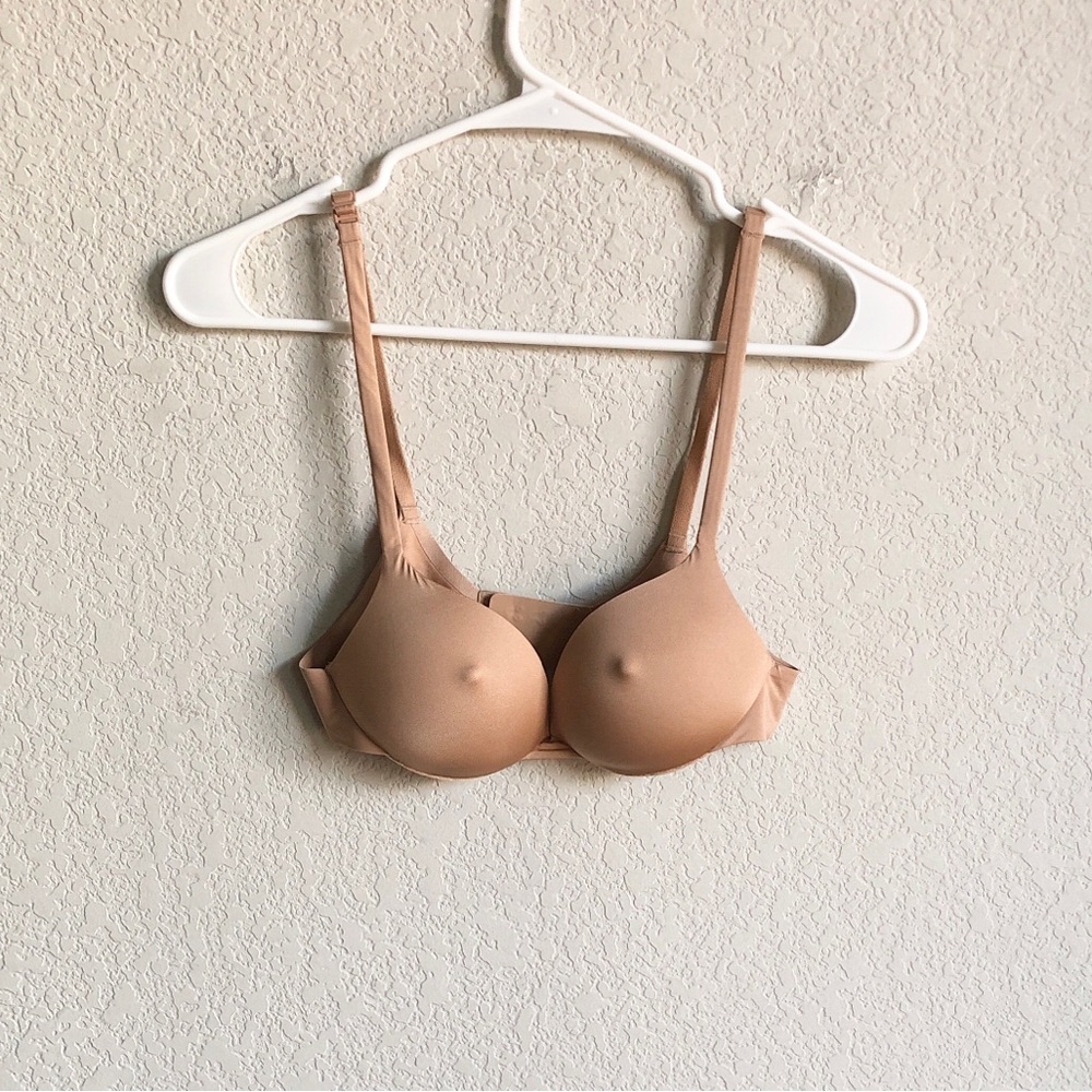 Skims Ultimate Nipple Pushup Bra Tan 32A